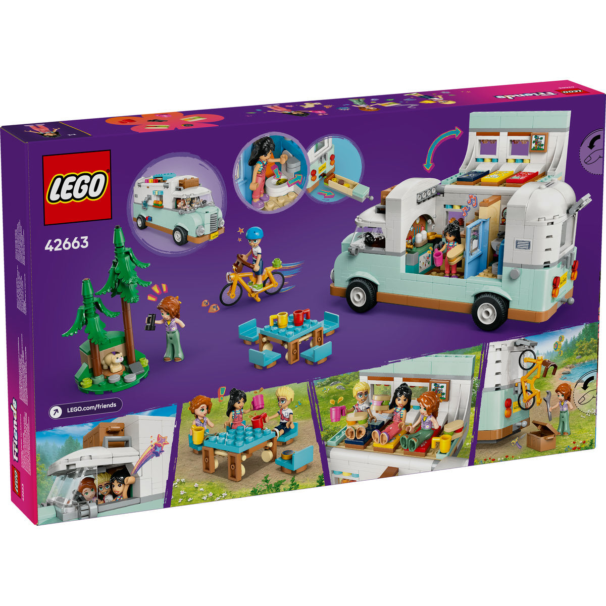 AVENTURA ÎN RULOTA CU PRIETENII - LEGO FRIENDS (42663)