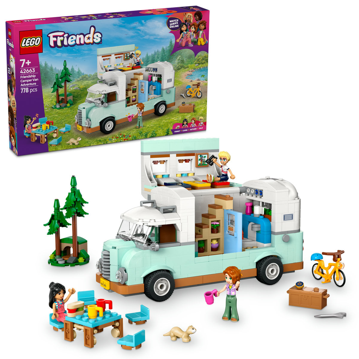 AVENTURA ÎN RULOTA CU PRIETENII - LEGO FRIENDS (42663)