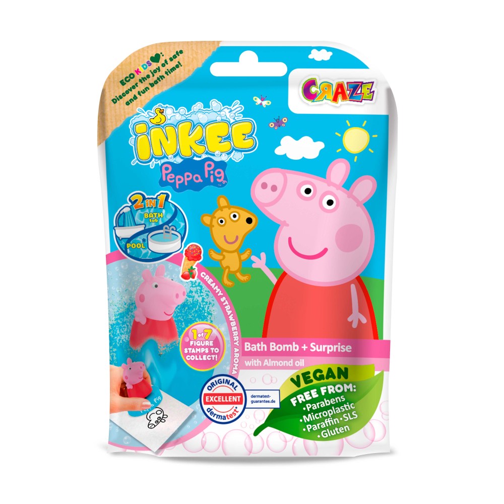 BILA DE BAIE CU SURPRIZA PEPPA PIG - CRAZE (CRZ43127)