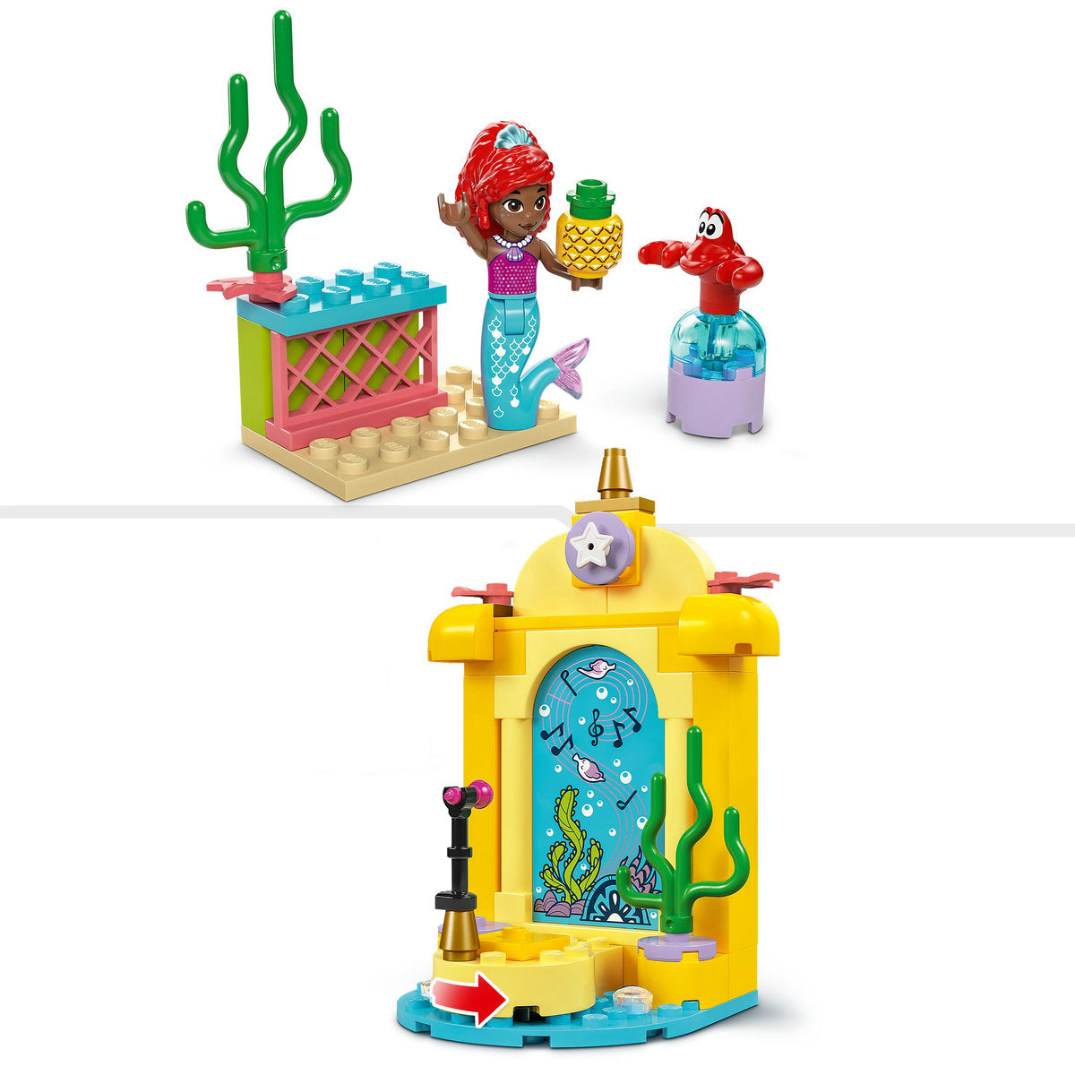 SCENA MUZICALA A LUI ARIEL - LEGO DISNEY (43235)