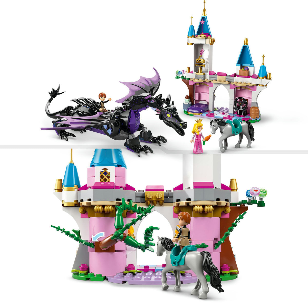 MALEFICENT SUB FORMA DE DRAGON - LEGO DISNEY (43240)