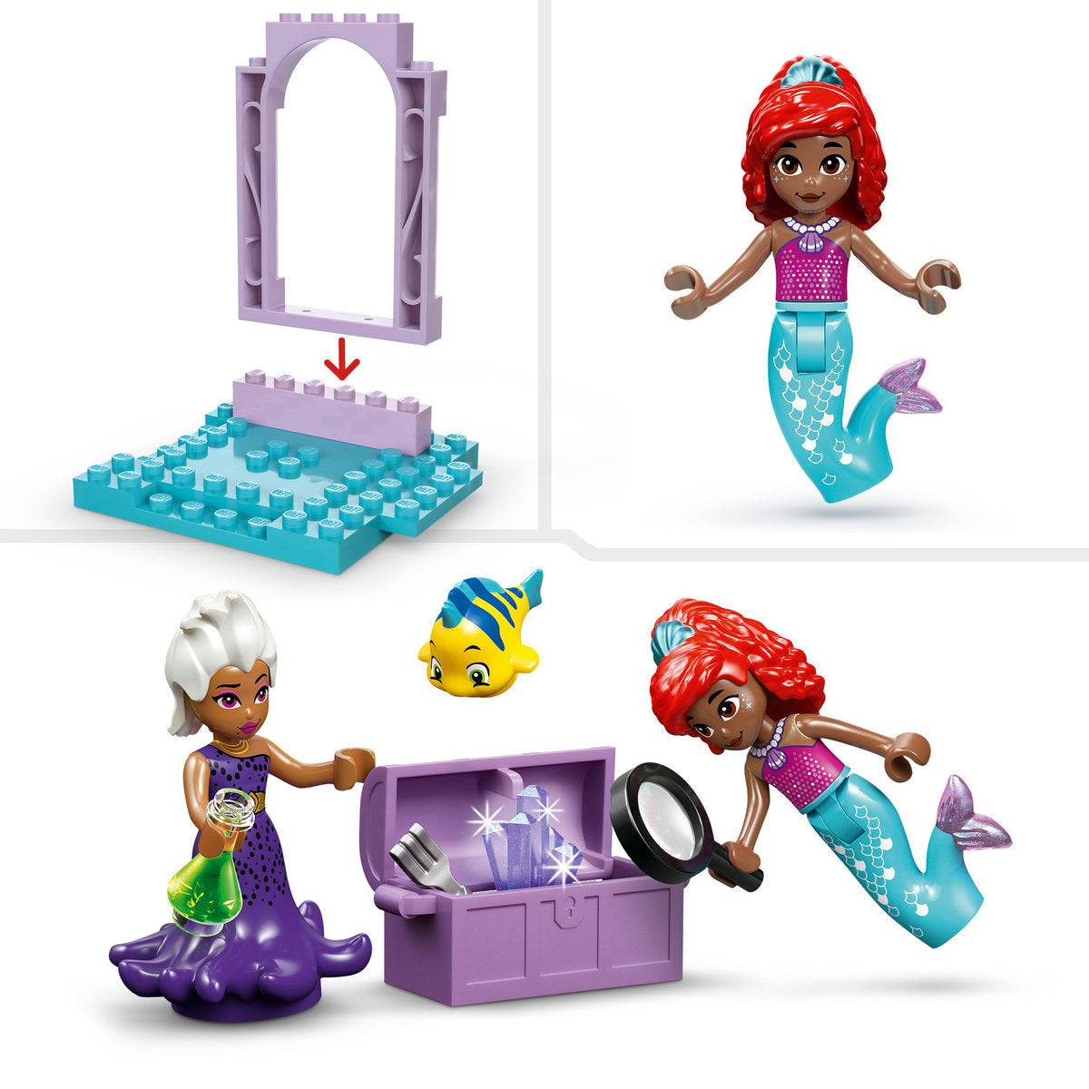 PESTERA DE CRISTAL A LUI ARIEL - LEGO DISNEY (43254)