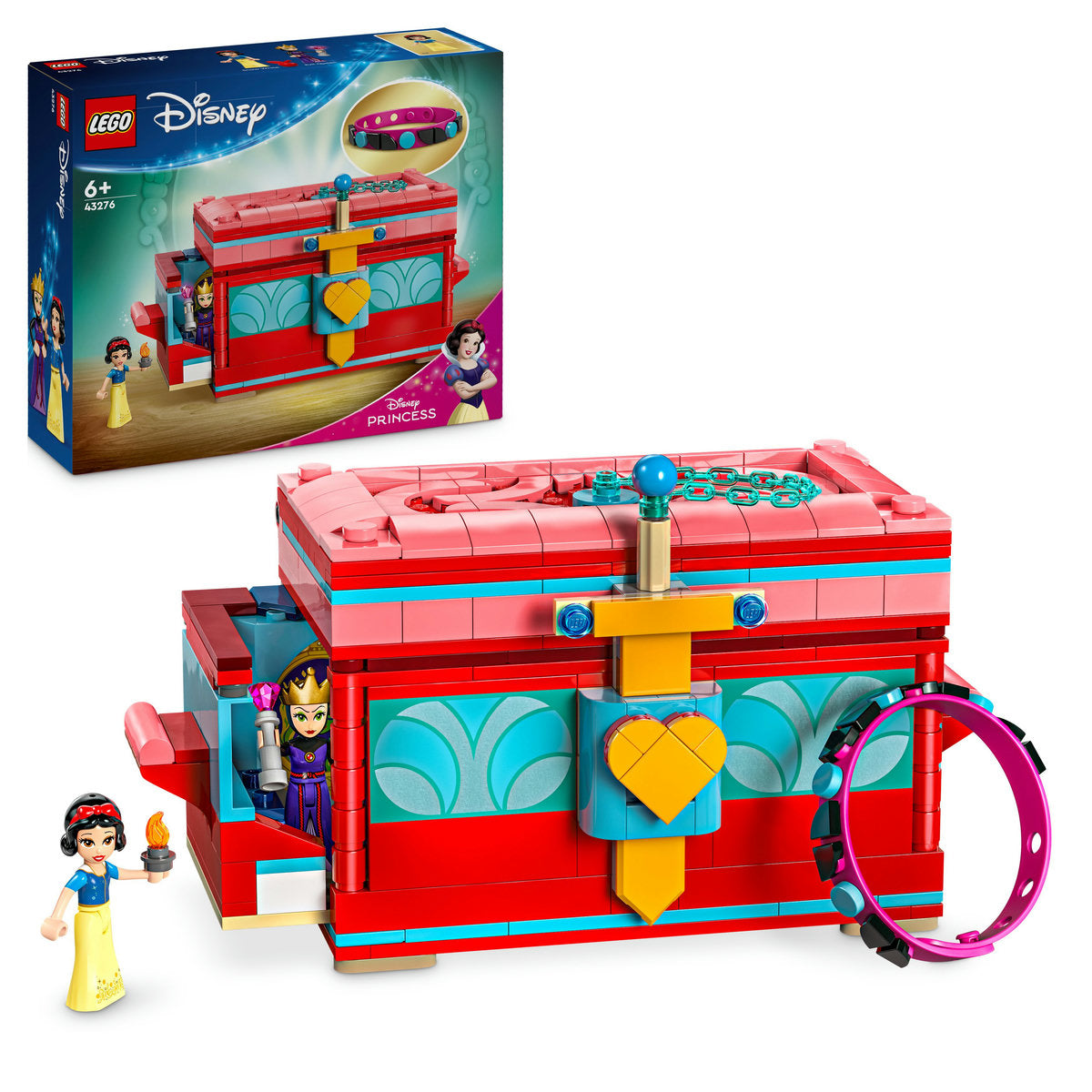 CUTIA CU BIJUTERII A ALBEI CA ZAPADA - LEGO DISNEY (43276)