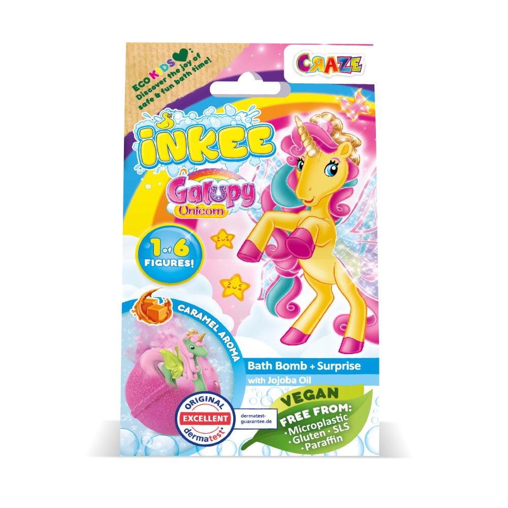 BATHROOM BALL WITH UNICORN SURPRISE GALUPY - CRAZE (CRZ43547)