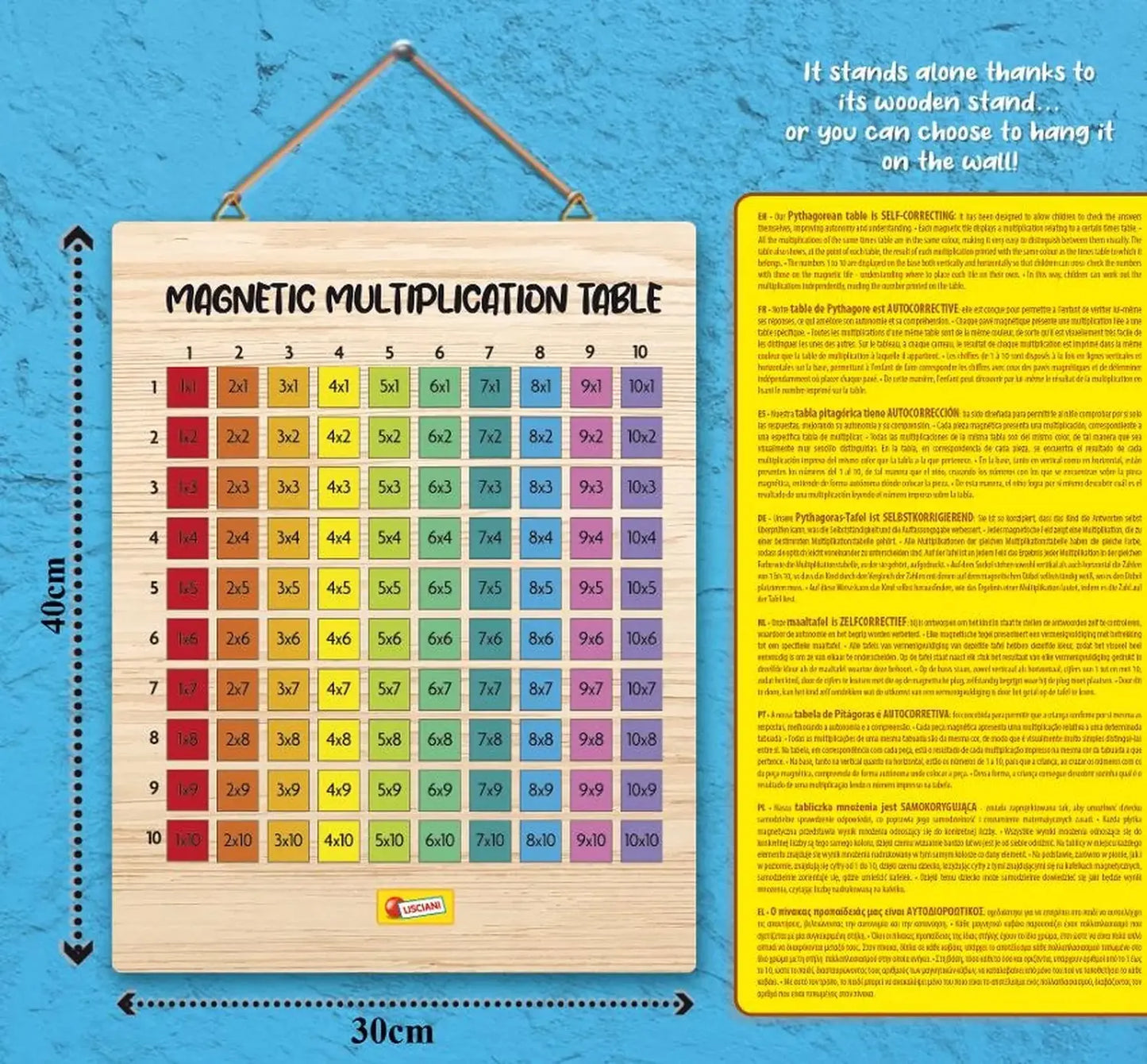 TABLA INMULTIRII MAGNETICA - LISCIANI (LEX105502)