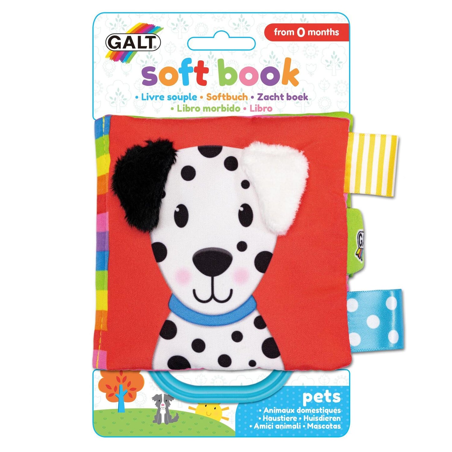 SOFT BOOK: CARTICICA MOALE PETS - GALT (D2634) - Libelula Vesela - Jucarii