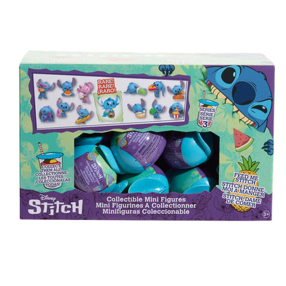 DISNEY STITCH - MINI-FIGURINA ASCUNSA IN CAPSULA, FOOD S3 - DISNEY (46288)