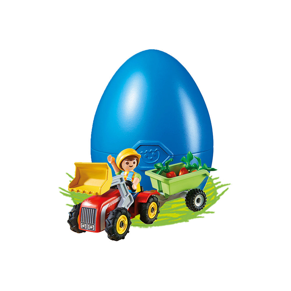 PLAYMOBIL - PUSCULITA OU COPIL CU TRACTORAS - PLAYMOBIL SURPRISE EGGS (PM4943)