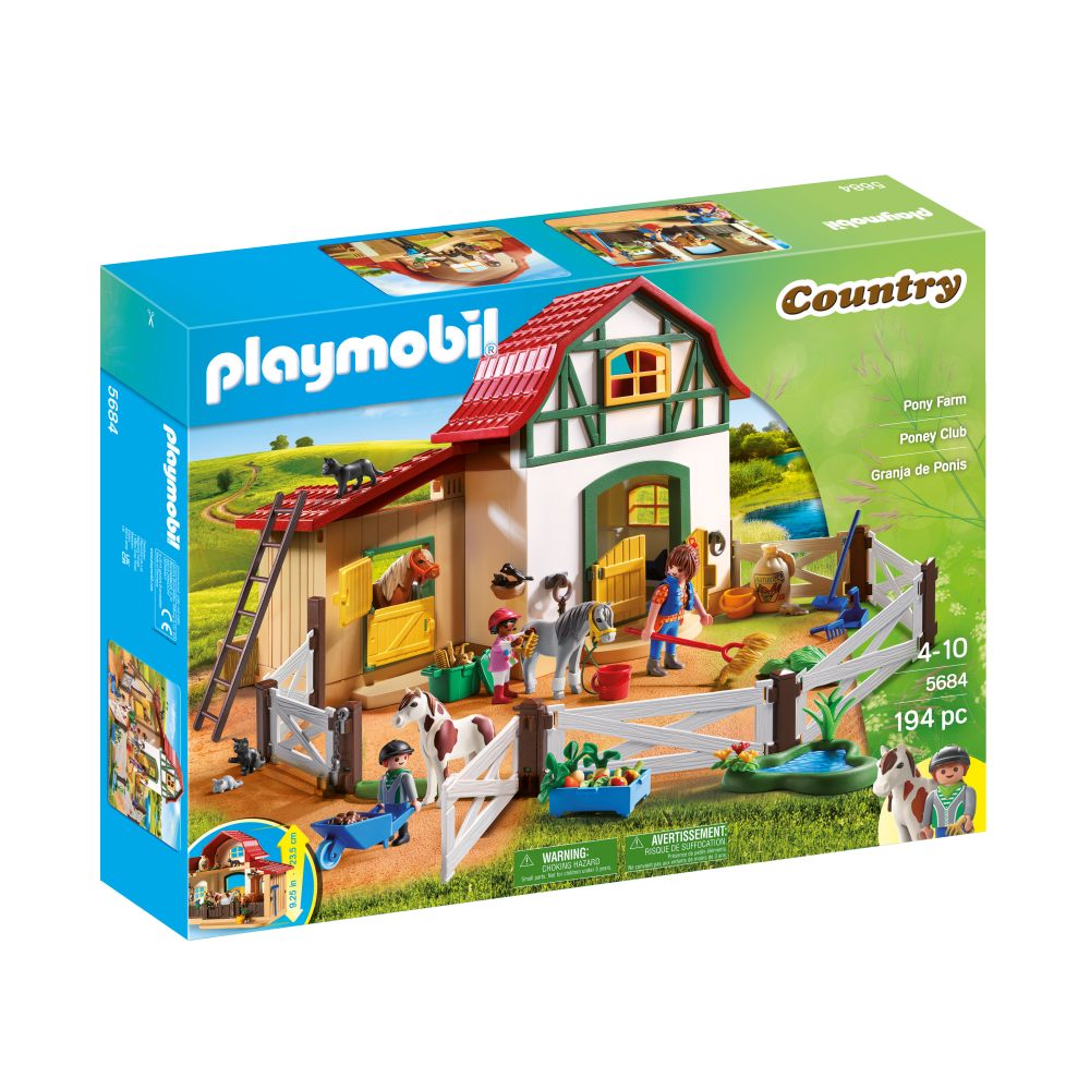 PLAYMOBIL - SET FERMA PONEILOR - PLAYMOBIL COUNTRY (PM5684)