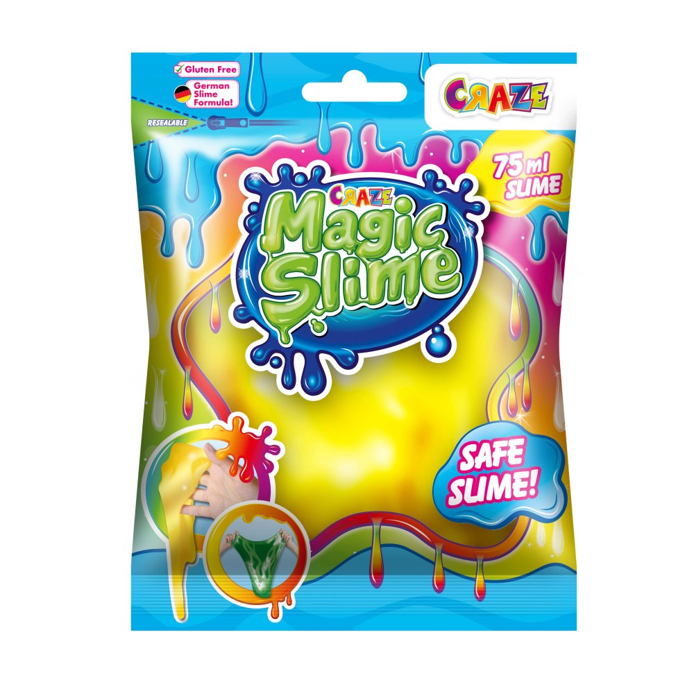 SLIME MAGIC IN PUNGUTA 75ML DIVERSE CULORI - CRAZE (CRZ57599)