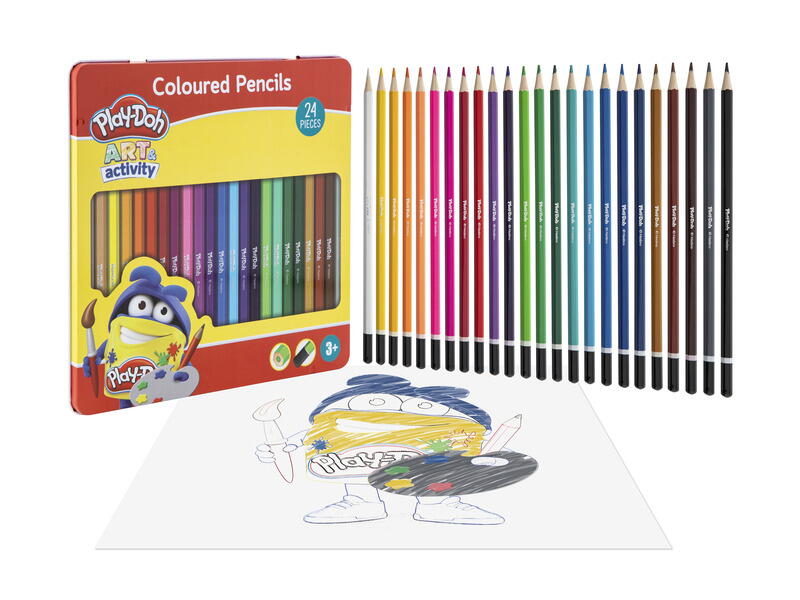 SET 24 CREIOANE COLORATE IN CUTIE METALICA - PLAY-DOH (160003)