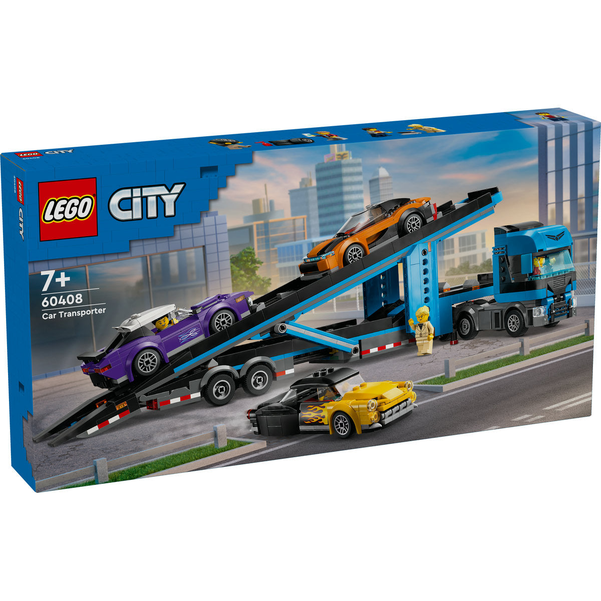 CAMION TRANSPORTOR DE MASINI SPORT - LEGO CITY (60408)