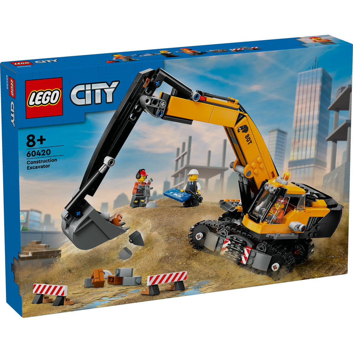 EXCAVATOR GALBEN DE CONSTRUCTII - LEGO CITY (60420)