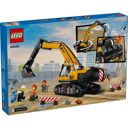 EXCAVATOR GALBEN DE CONSTRUCTII - LEGO CITY (60420)