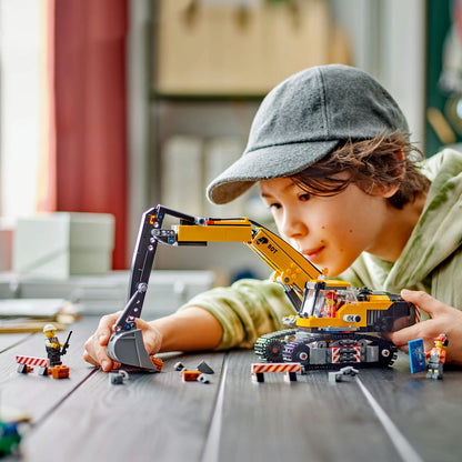 EXCAVATOR GALBEN DE CONSTRUCTII - LEGO CITY (60420)