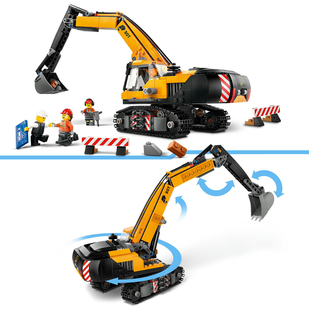 EXCAVATOR GALBEN DE CONSTRUCTII - LEGO CITY (60420)