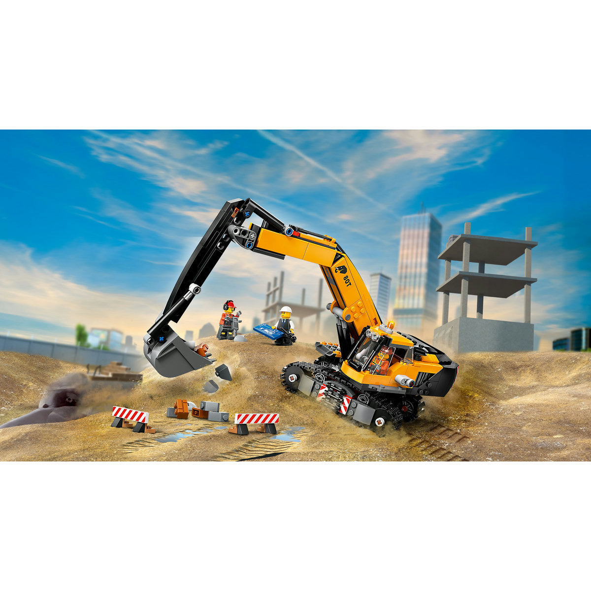 EXCAVATOR GALBEN DE CONSTRUCTII - LEGO CITY (60420)