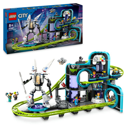 PARC CU ROLLER-COASTER LUMEA ROBOTILOR - LEGO CITY (60421)