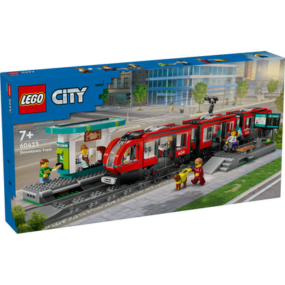 STATIE SI TRAMVAI IN CENTRUL ORASULUI - LEGO CITY (60423)