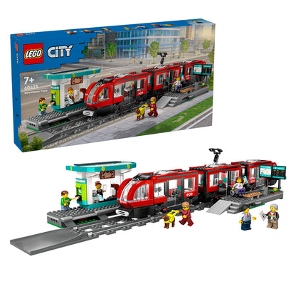 STATIE SI TRAMVAI IN CENTRUL ORASULUI - LEGO CITY (60423)