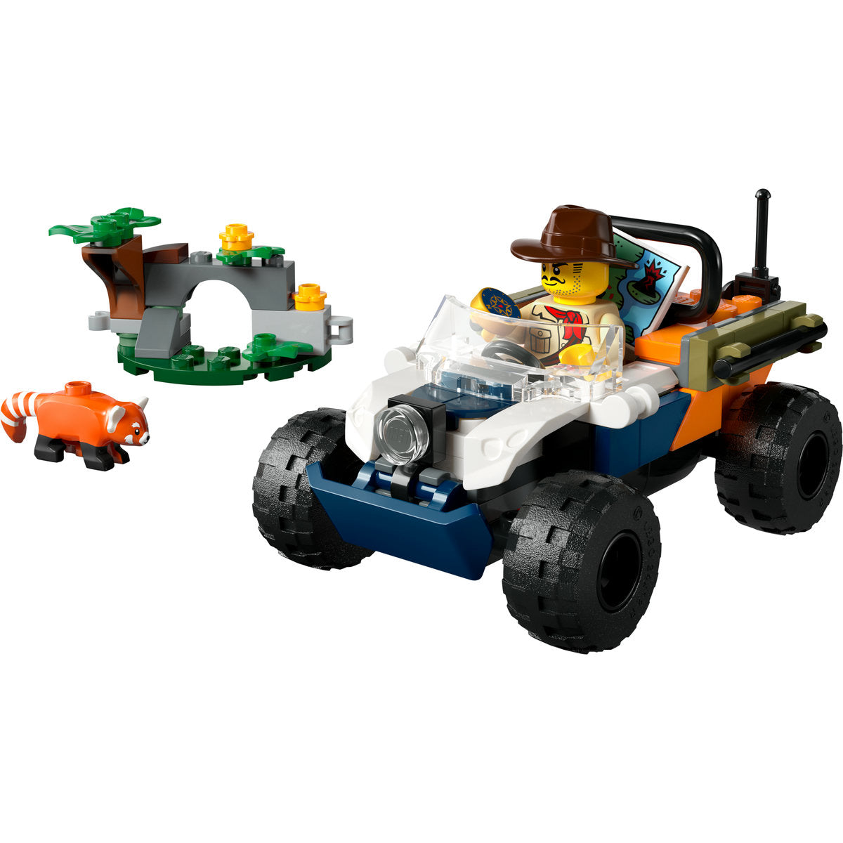 EXPLORATORUL JUNGLEI PE ATV ÎN CAUTAREA UNUI PANDA ROSU - LEGO CITY (60424)