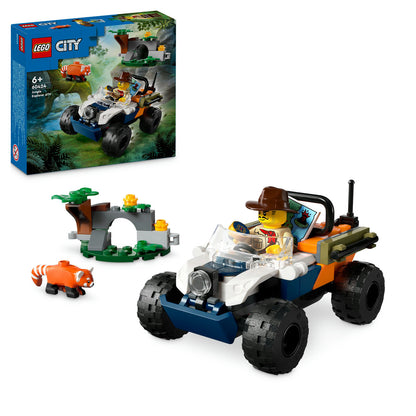 EXPLORATORUL JUNGLEI PE ATV ÎN CAUTAREA UNUI PANDA ROSU - LEGO CITY (60424)