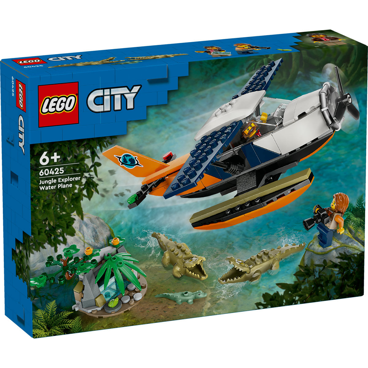 HIDROAVIONUL UNUI EXPLORATOR AL JUNGLEI - LEGO CITY (60425)