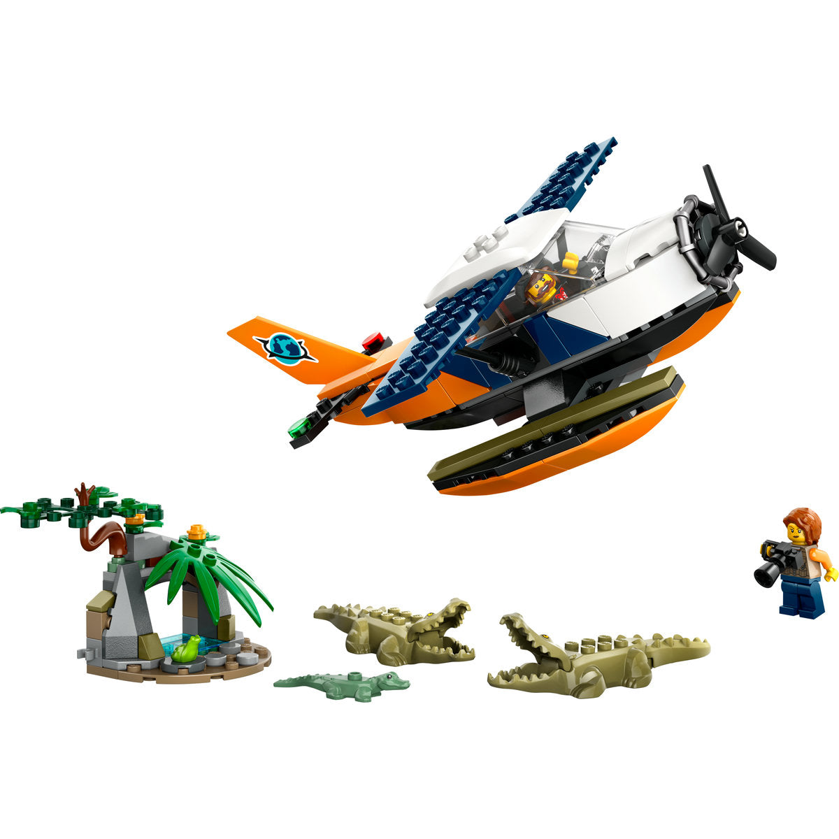 HIDROAVIONUL UNUI EXPLORATOR AL JUNGLEI - LEGO CITY (60425)