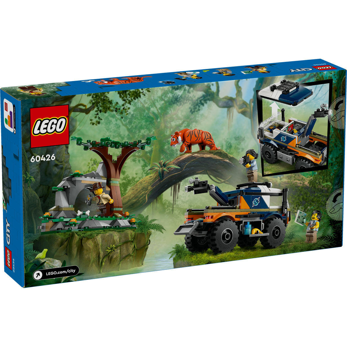 CAMIONUL OFF-ROAD AL UNUI EXPLORATOR AL JUNGLEI - LEGO CITY (60426)