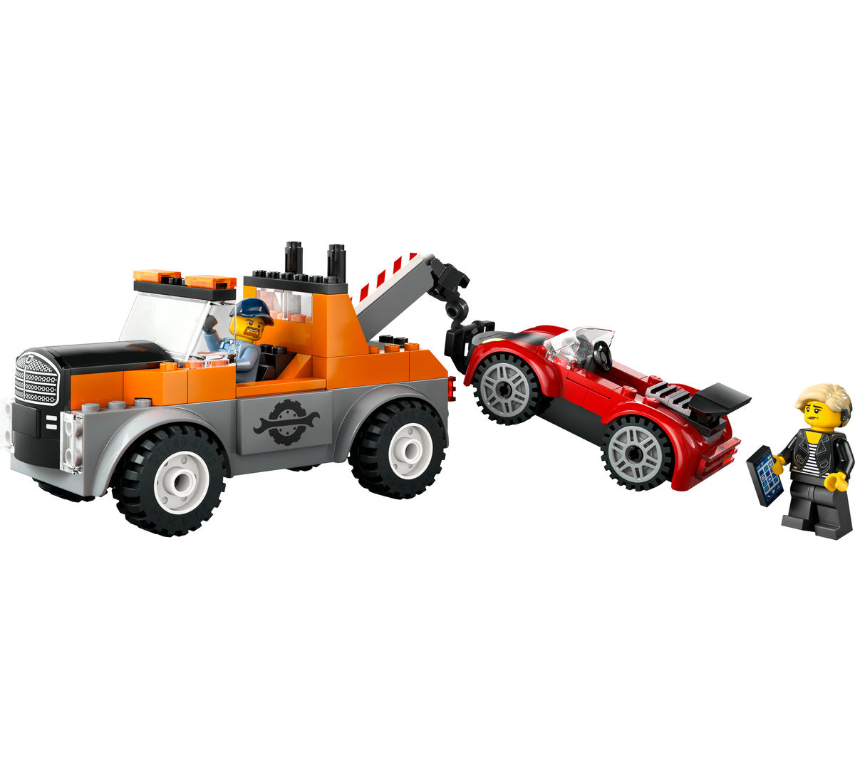 CAMIONETA DE TRACTARE SI MASINA SPORT - LEGO CITY (60435)