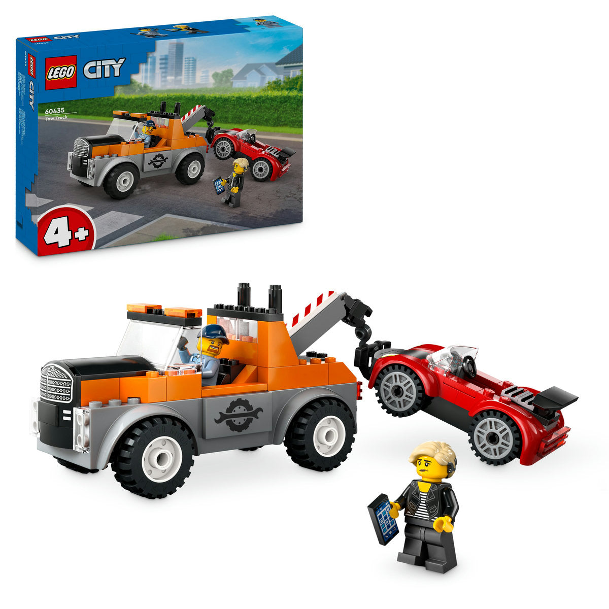 CAMIONETA DE TRACTARE SI MASINA SPORT - LEGO CITY (60435)