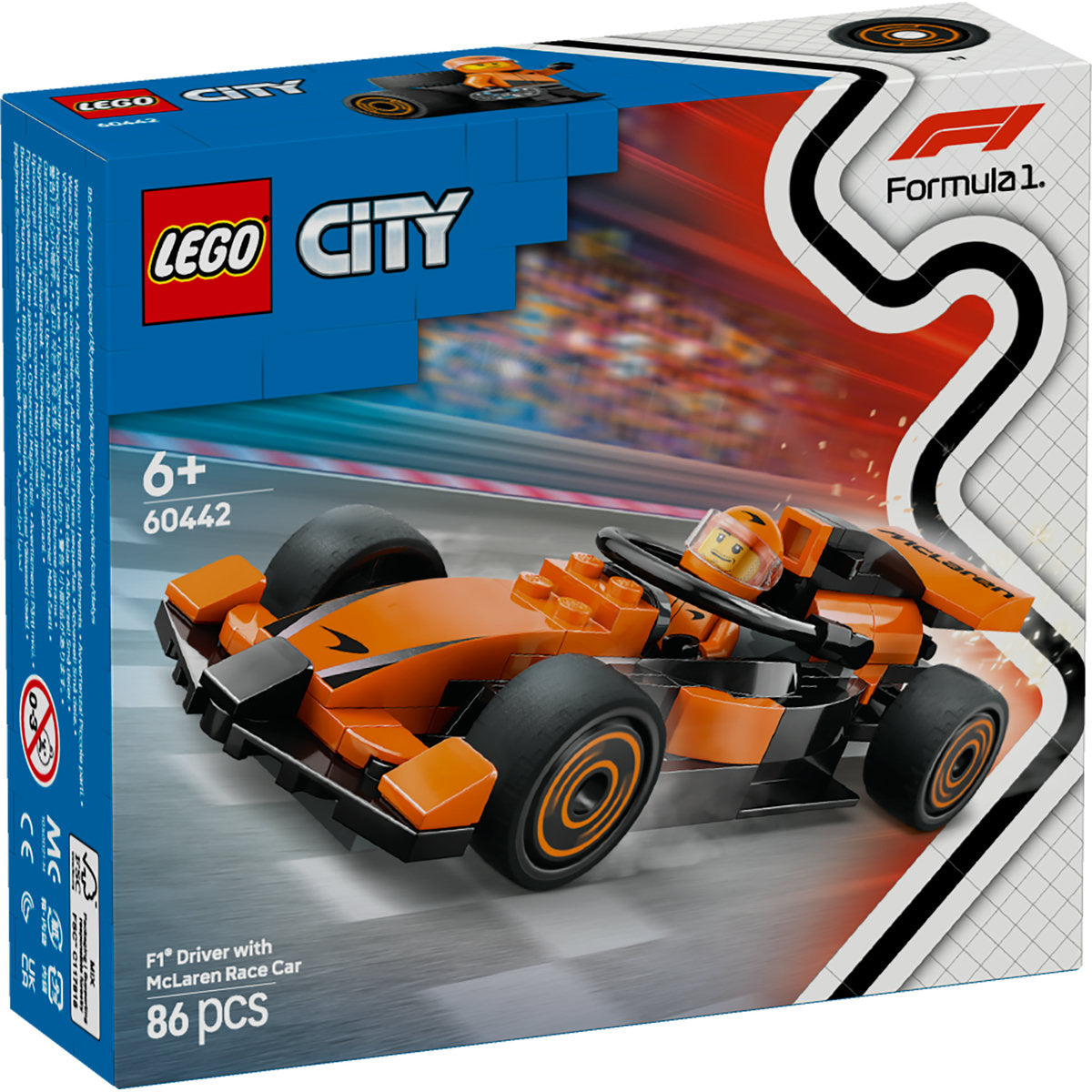 PILOT F1 CU MASINA DE CURSE MCLAREN - LEGO CITY (60442)