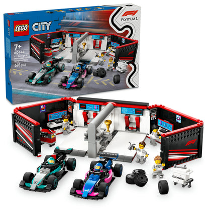 GARAJ F1 SI MASINI MERCEDES-AMG SI ALPINE - LEGO CITY (60444)