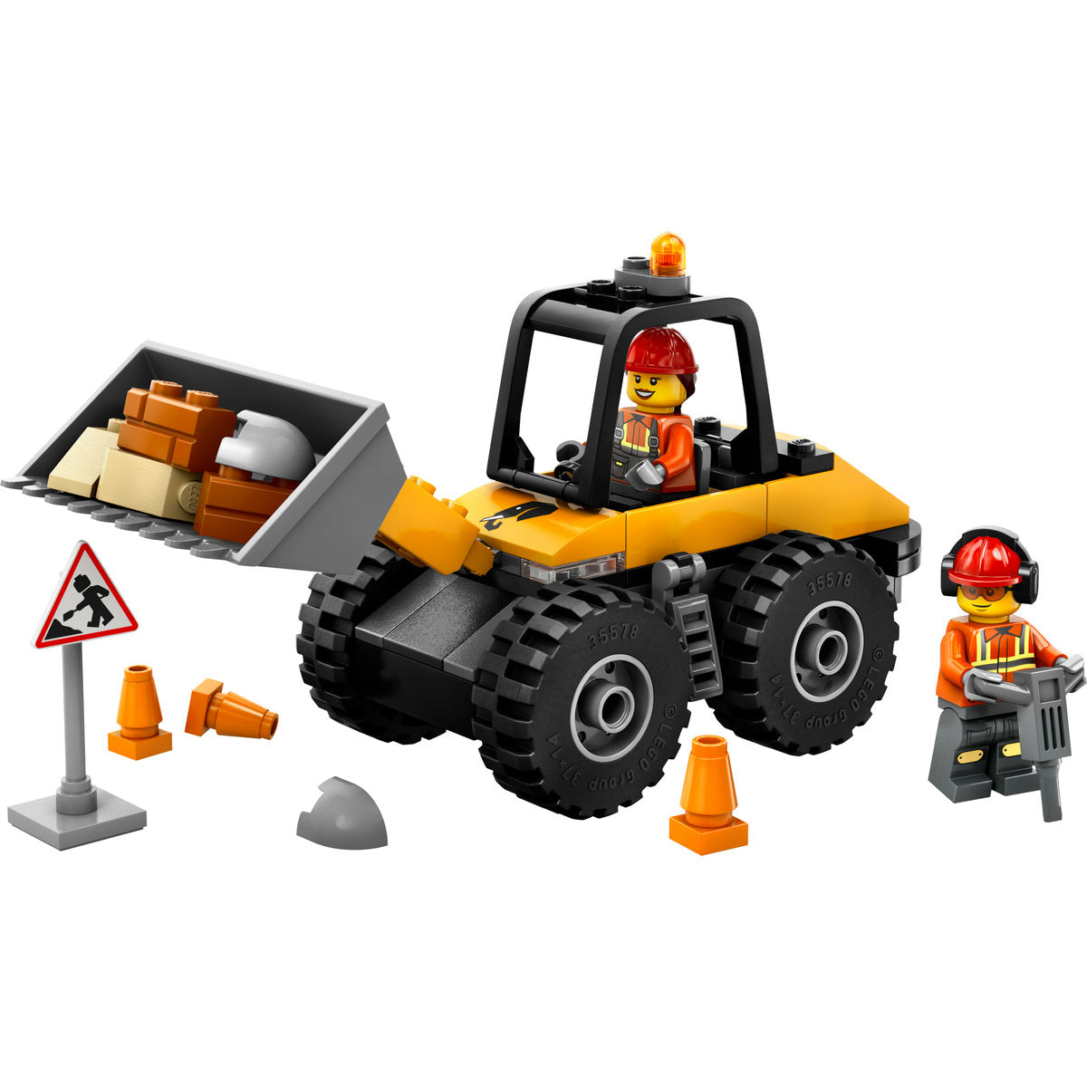 ÎNCARCATOR PE ROTI GALBEN PENTRU CONSTRUCTII - LEGO CITY (60450)