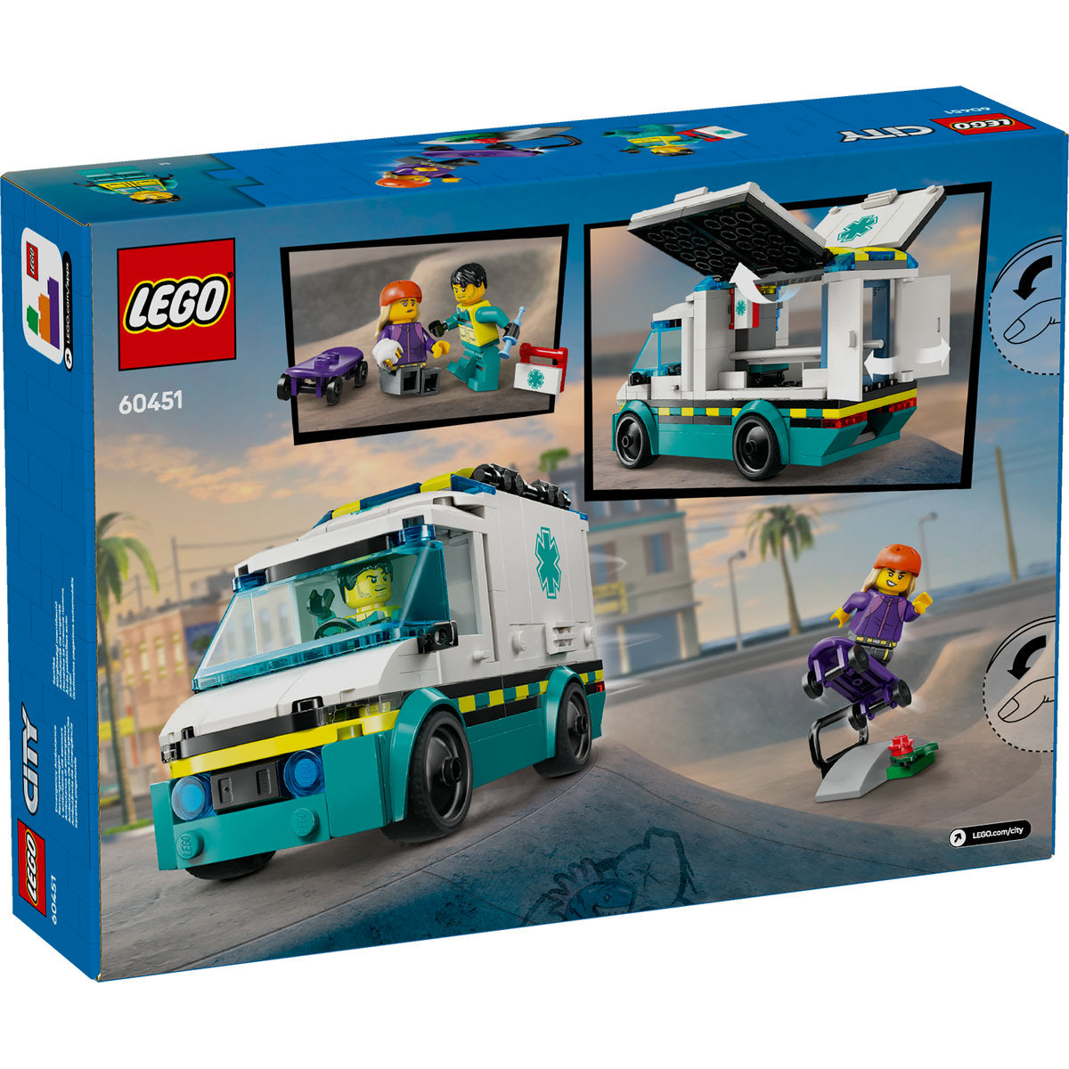 AMBULANTA DE URGENTE - LEGO CITY (60451)