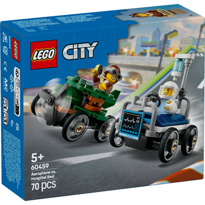 PACHET DE CURSE AVION VS. PAT DE SPITAL - LEGO CITY (60459)