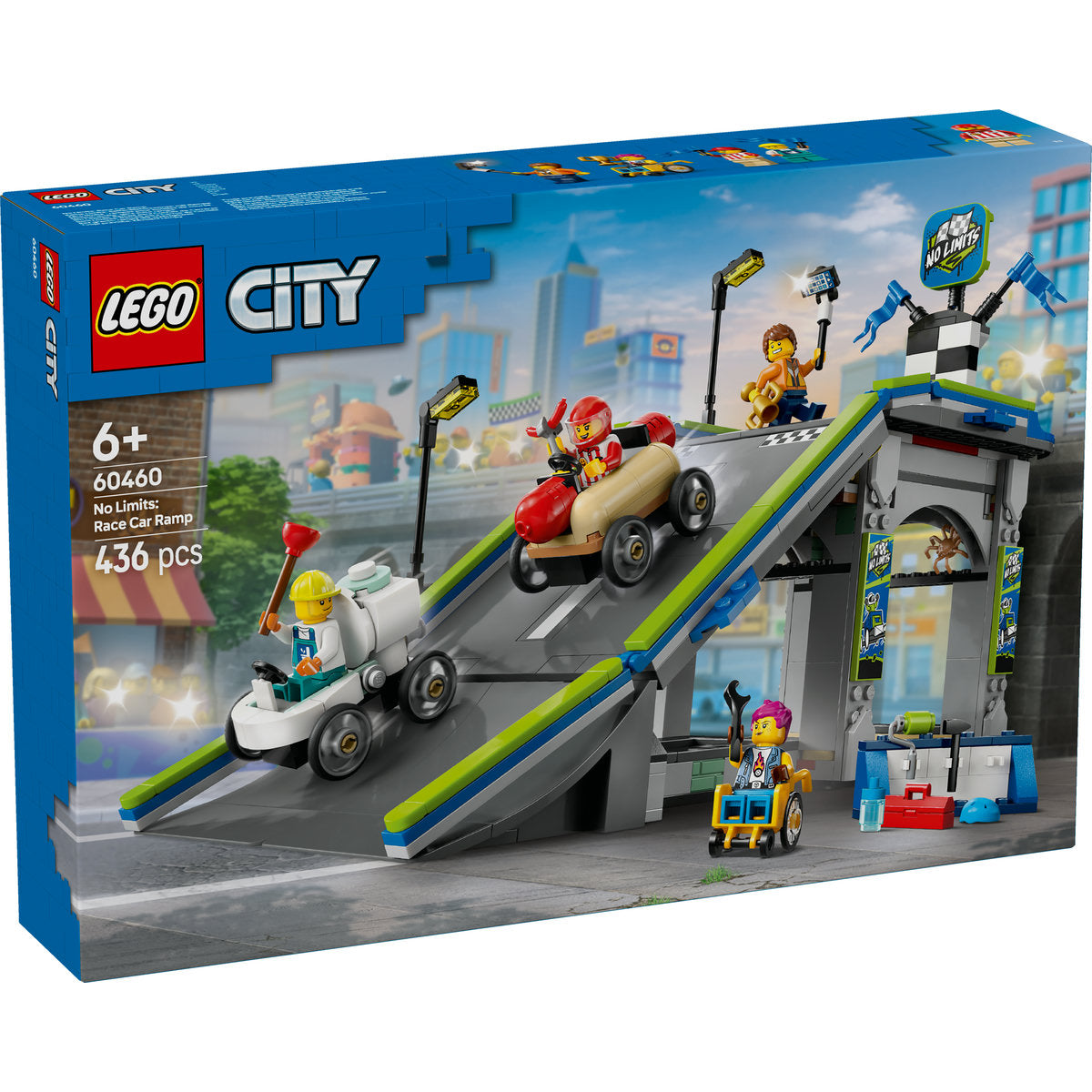 FARA LIMITE: RAMPA PENTRU CURSE DE MASINI - LEGO CITY (60460)