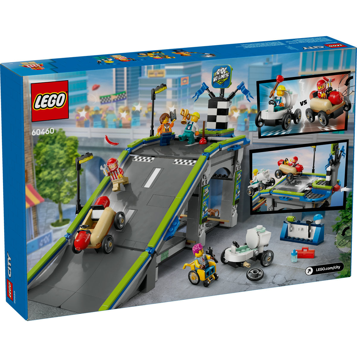 FARA LIMITE: RAMPA PENTRU CURSE DE MASINI - LEGO CITY (60460)