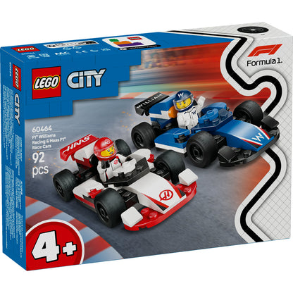 MASINI DE CURSE F1 WILLIAMS RACING SI HAAS F1 - LEGO CITY (60464)