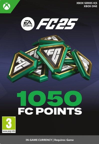 EA SPORTS FC 25 - 1050 ULTIMATE TEAM POINTS (XBOX ONE / XBOX SERIES X|S) - XBOX LIVE - MULTILANGUAGE - WORLDWIDE