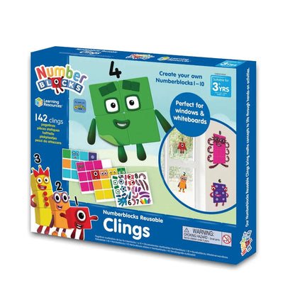 SET ACTIVITATI CU ABTIBILDURI REUTILIZABILE - NUMBERBLOCKS - HAND2MIND (HM94746-UK)