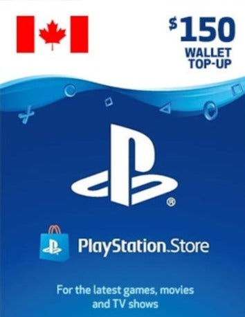 PLAYSTATION NETWORK GIFT CARD 150 CAD (CA) - PSN - MULTILANGUAGE - WORLDWIDE - Libelula Vesela - Gift Cards