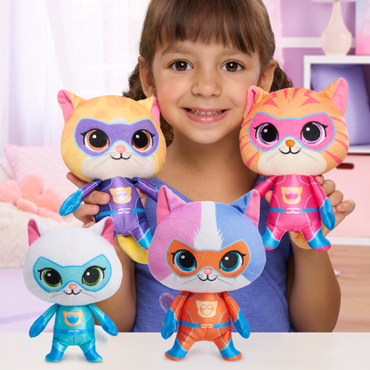 SUPERKITTIES - JUCARIE DE PLUS 20 CM, DIVERSE PERSONAJE (67005)