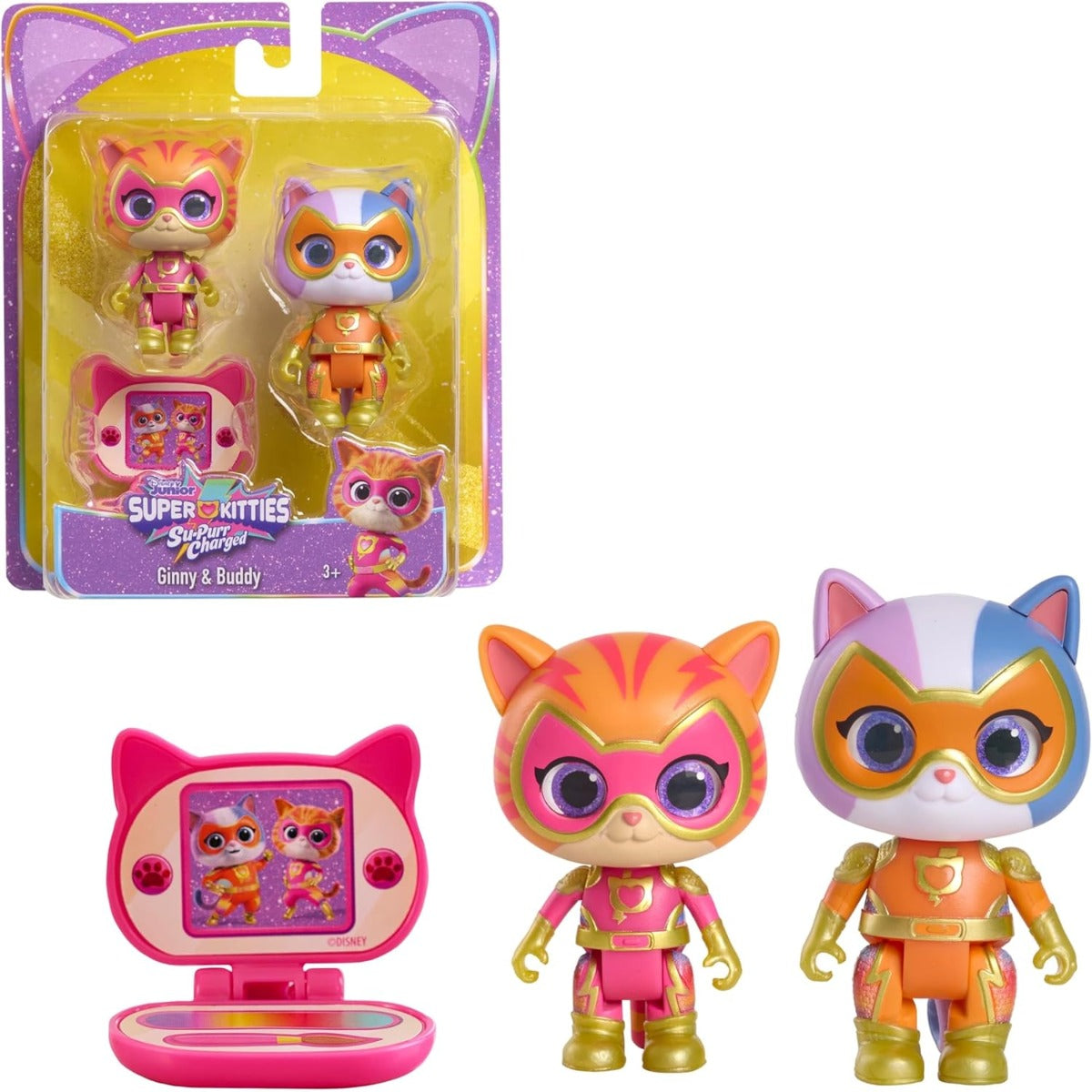 SUPERKITTIES - SET DE JOACA CU 2 FIGURINE SI ACCESORII, DIVERSE MODELE (67030)