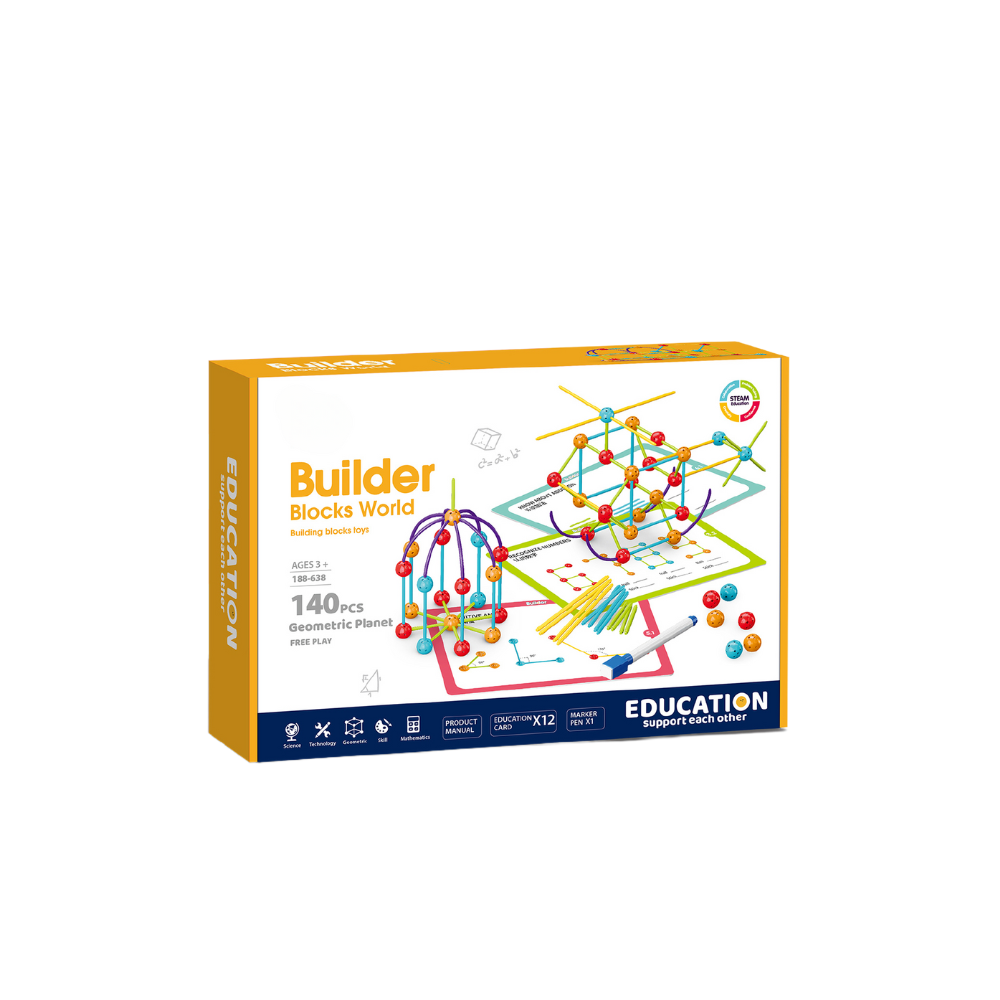 SET DE CONSTRUCTIE STEAM - FORME 3D ( 140 PIESE) - BUFNITEL (188-638)