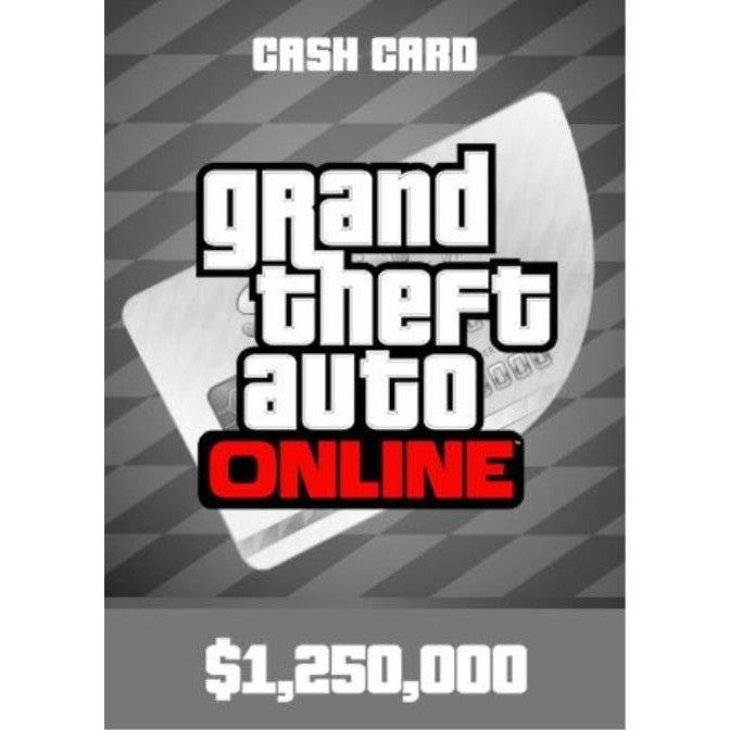 GTA V - GREAT WHITE SHARK CASH CARD 1.25M - PC - ROCKSTAR SOCIAL CLUB - MULTILANGUAGE - WORLDWIDE