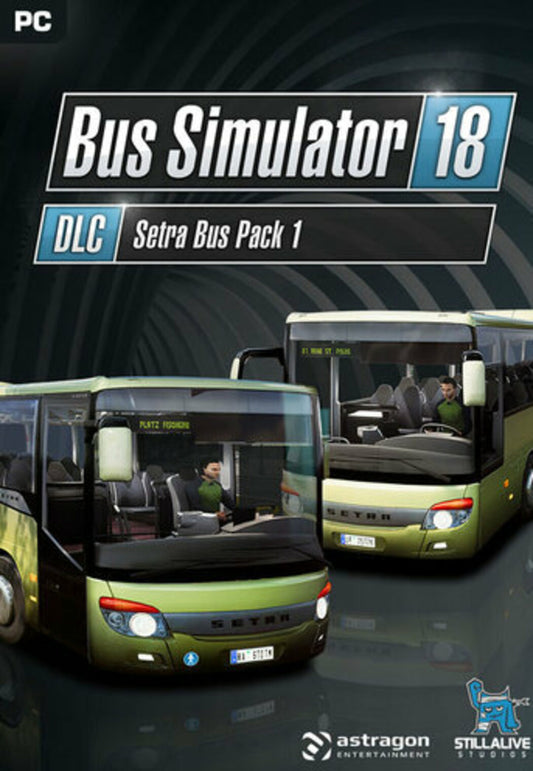 BUS SIMULATOR 18 - SETRA BUS PACK 1 (DLC) - PC - STEAM - MULTILANGUAGE - WORLDWIDE - Libelula Vesela - Jocuri video