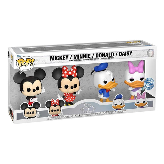 FUNKO POP DISNEY: DISNEY CLASSICS - 4PK - MICKEY / MINNIE / DONALD / DAISY - FUNKO (70339)