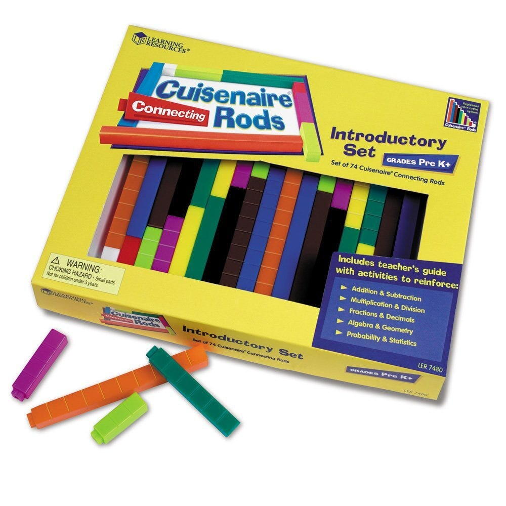 RIGLETE MATEMATICE INTERCONECTABILE CUISENAIRE® - LEARNING RESOURCES (LER7480)