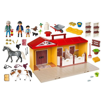 SET PORTABIL GRAJD DE CAI - PLAYMOBIL COUNTRY (PM71393)